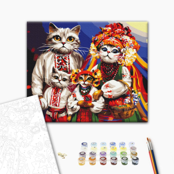 Кошачья семья © Марианна Пащук