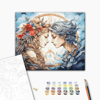 Картина по номерам Люди на картинах - Любов поза часом