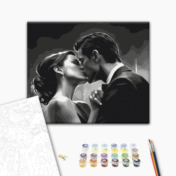 Картина по номерам Люди на картинах - Романтичний нуар