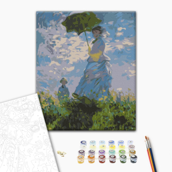 Женщина с зонтиком. Клод Моне