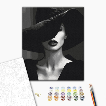 Картина по номерам Люди на картинах - Загадкова Дама