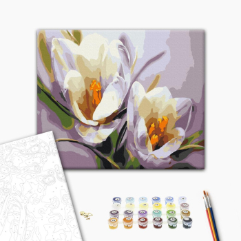 Картина по номерам Квіти - Крокуси
