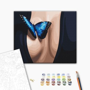 Картина по номерам Люди на картинах - Синій Трепіт