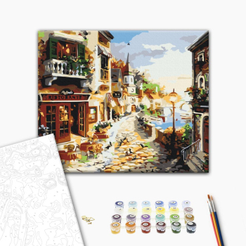 Картина по номерам Пейзажі - Казкова вулиця