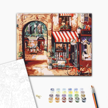 Картина по номерам Пейзажі - Паризька вулиця