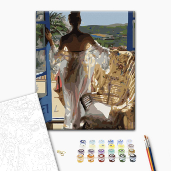 Картина по номерам Люди на картинах - Подих ранку