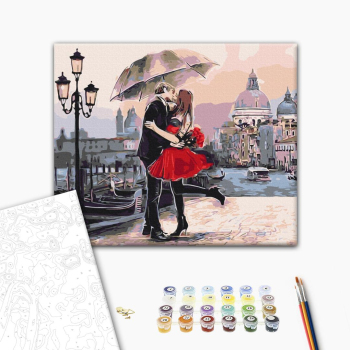 Картина по номерам Люди на картинах - Пара в Венеции