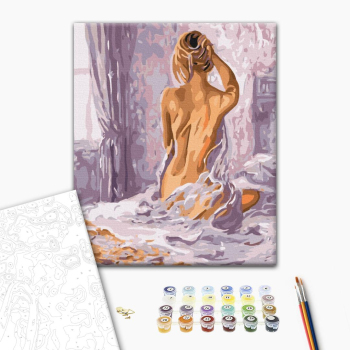 Картина по номерам Люди на картинах - Ранкове пробудження