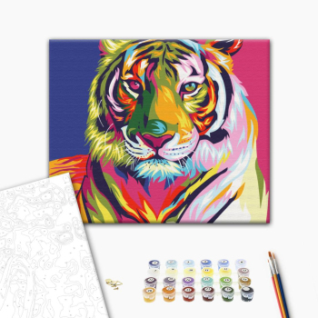 Тигр поп арт