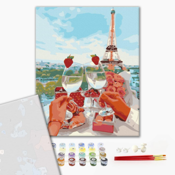 Картина по номерам Преміум картини - Ігристий Париж