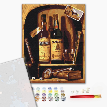 Картина по номерам Преміум картини - Подарунковий набір