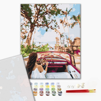 Картина по номерам Преміум картини - Вулицями Куби