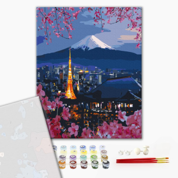 Картина по номерам Преміум картини - Подорож по Японії