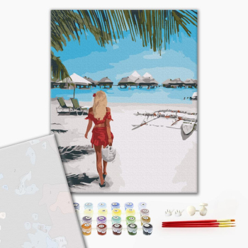 Картина по номерам Преміум картини - Лазурний берег