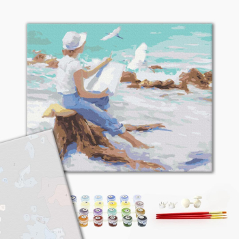 Картина по номерам Преміум картини - Морський нарис