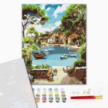 Картина по номерам Преміум картини - Лазурна затока