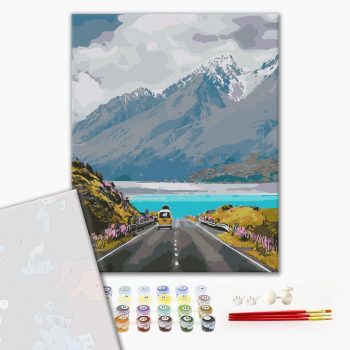Картина по номерам Преміум картини - Мандрівка в гори