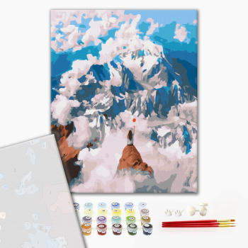 Картина по номерам Преміум картини - На вершині світу