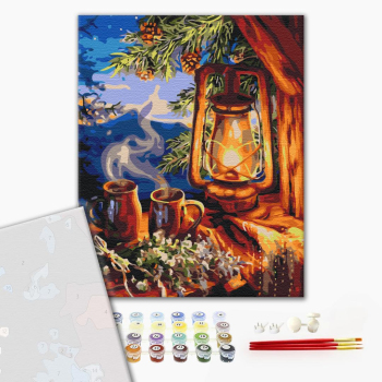 Картина по номерам Преміум картини - Казковий ліхтар