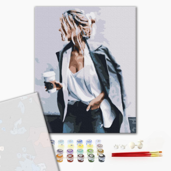 Картина по номерам Преміум картини - Перерва на каву