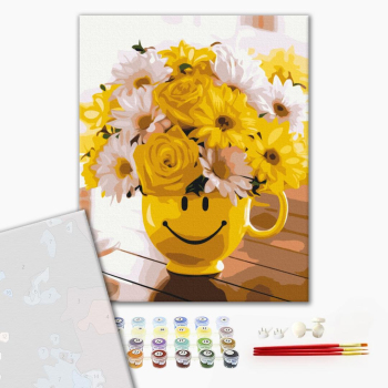 Картина по номерам Преміум картини - Букетик щастя