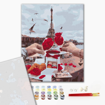 Картина по номерам Преміум картини - Пікнік у Парижі