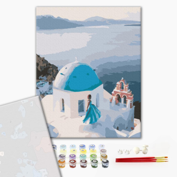 Картина по номерам Преміум картини - На даху Греції