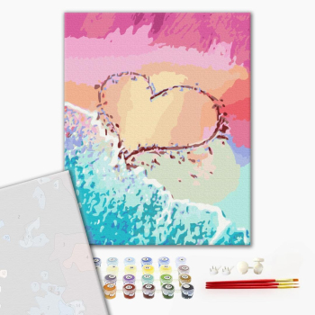 Картина по номерам Преміум картини - Любов на узбережжі