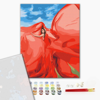 Жінка в червоному © Lana Musienko