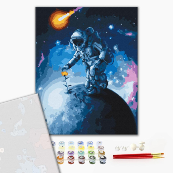 Картина по номерам Преміум картини - Квіти Всесвіту