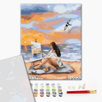 Картина по номерам Преміум картини - Море натхнення