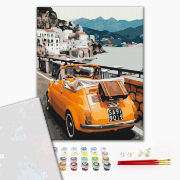 Картина по номерам Преміум картини - Ретро автомобіль