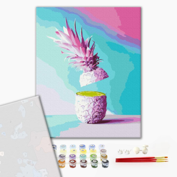 Картина по номерам Преміум картини - Частинка ананаса