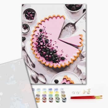 Картина по номерам Преміум картини - Ожиновий пиріг