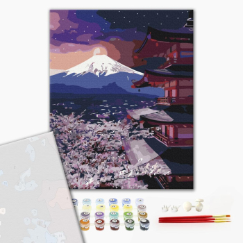 Картина по номерам Преміум картини - Гора Фудзі
