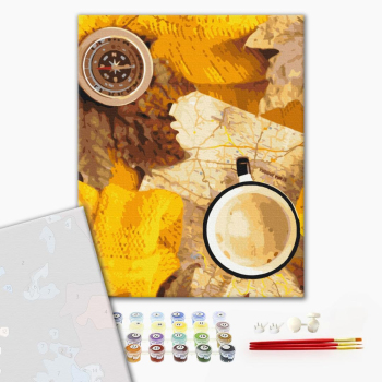 Картина по номерам Преміум картини - Флетлей осіннього мандрівника