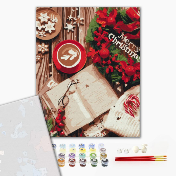 Картина по номерам Преміум картини - Щасливого Різдва
