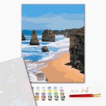 Картина по номерам Преміум картини - Морські скелі