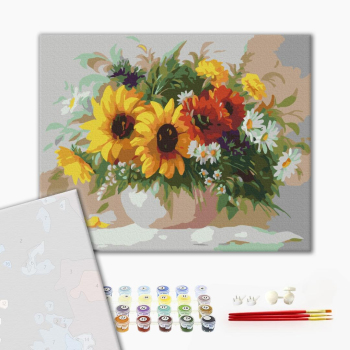 Картина по номерам Преміум картини - Сонячний натюрморт