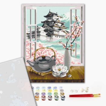 Картина по номерам Преміум картини - Чайна царемонія