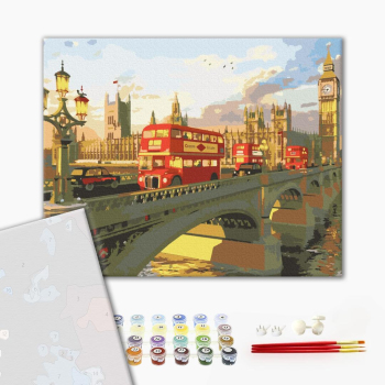 Картина по номерам Преміум картини - Вечірній Лондон