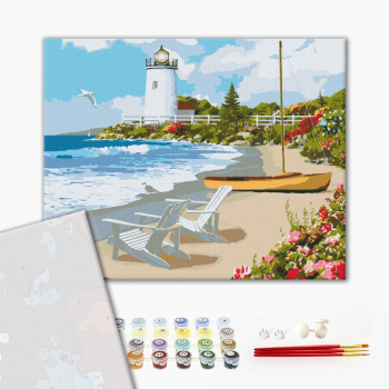Картина по номерам Преміум картини - Маяк