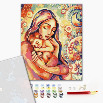 Картина по номерам Преміум картини - В обіймах візерунків