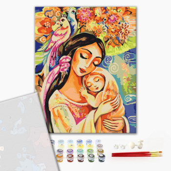 Картина по номерам Преміум картини - Материнська любов