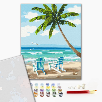 Картина по номерам Преміум картини - Море на двох