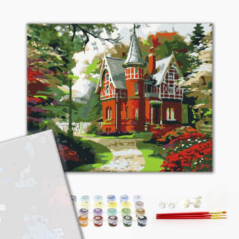 Картина по номерам Преміум картини - Казковий будиночок
