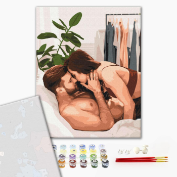 Картина по номерам Преміум картини - Затишні обійми