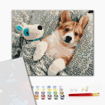 Картина по номерам Преміум картини - В сон з улюбленцем
