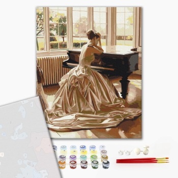 Картина по номерам Преміум картини - Чуттєва пауза