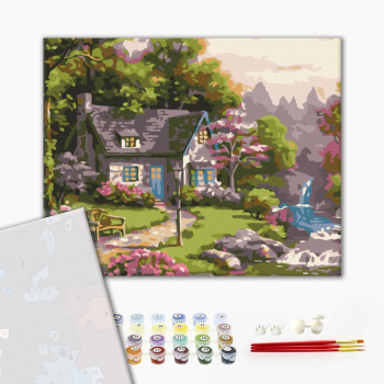 Картина по номерам Преміум картини - Казковий ліс